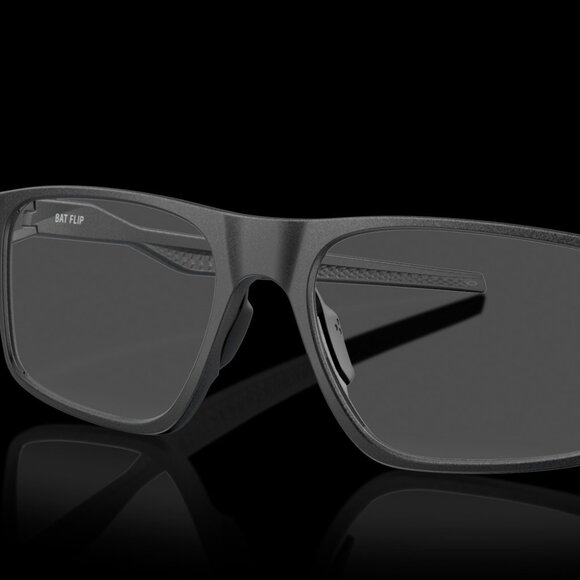 Oakley OX8183‑0458 Bat Flip Eyeglasses Frame Matte Black Unisex 58mm - Picture 1 of 2